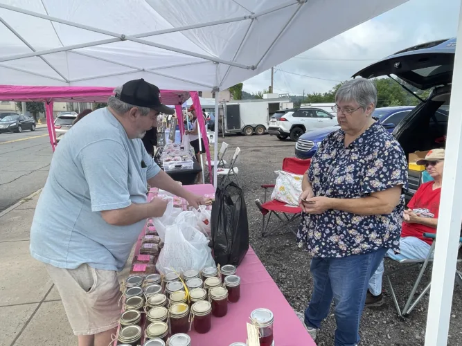Fresh theme of farmers market